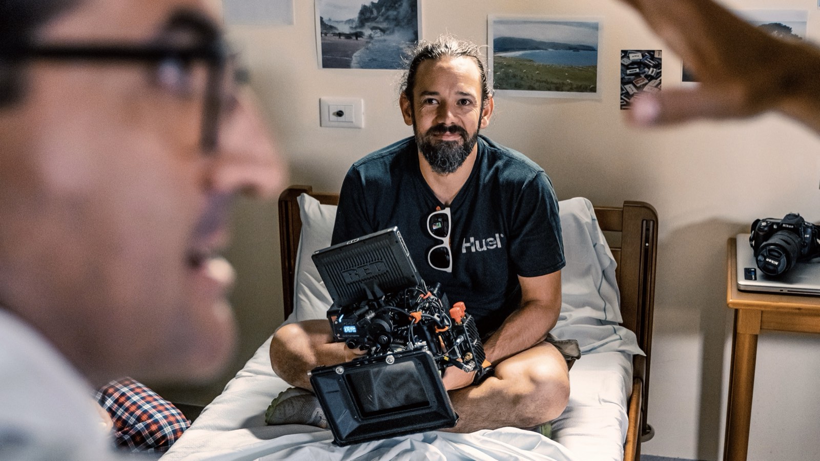 Behind the scenes photo