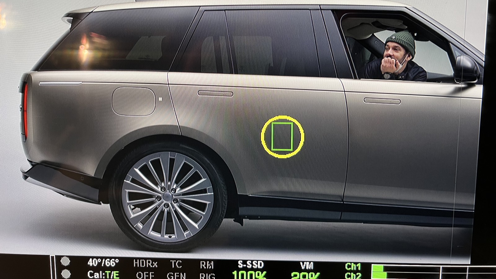 Behind the scenes photo