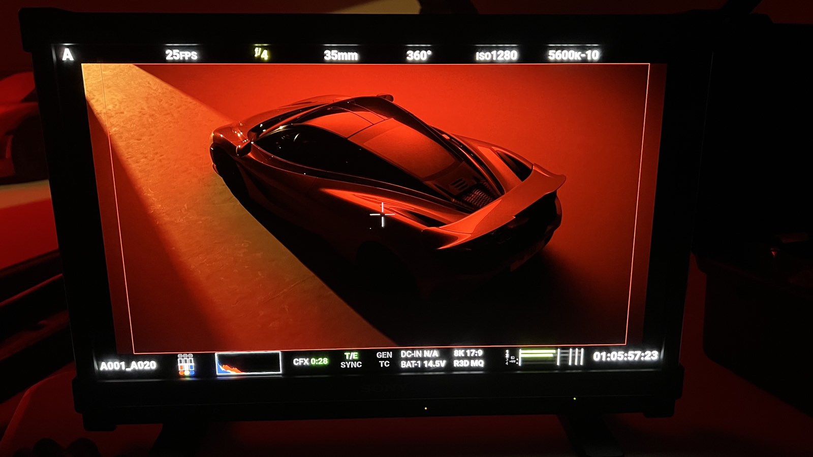 Behind the scenes photo