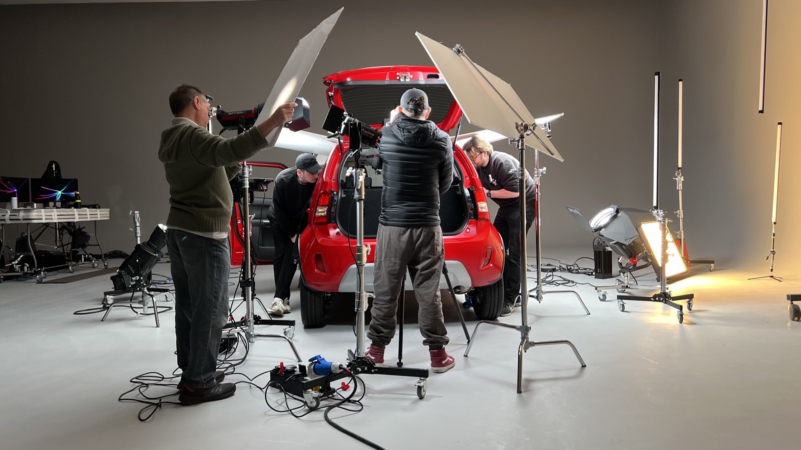 Behind the scenes photo